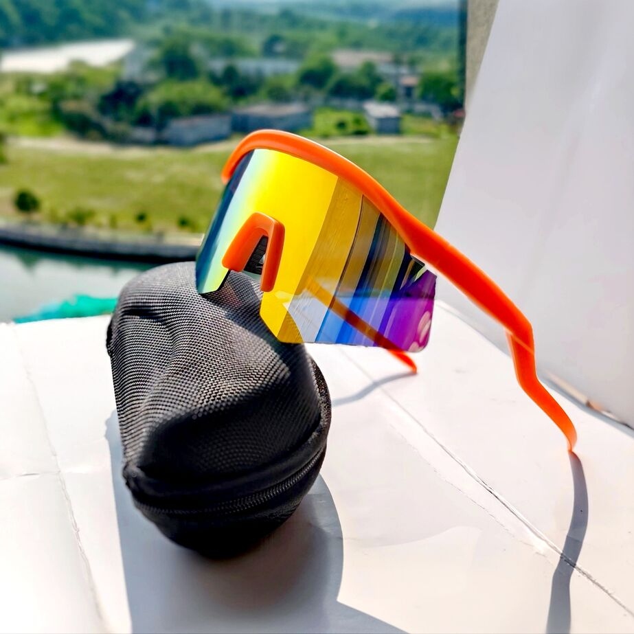 C144 Cricket Sports Outdoor Sunglasses for men and women, orange sports cricket